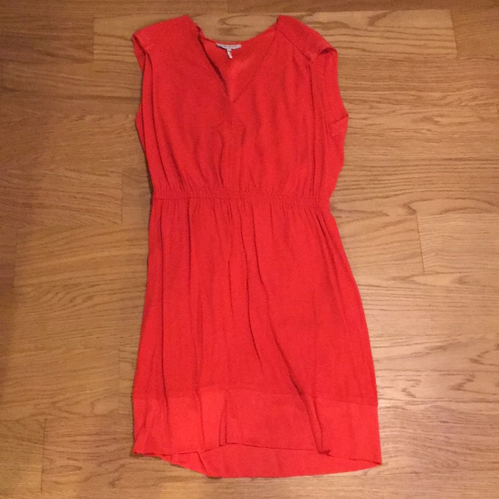 Sandro red sleeveless dress